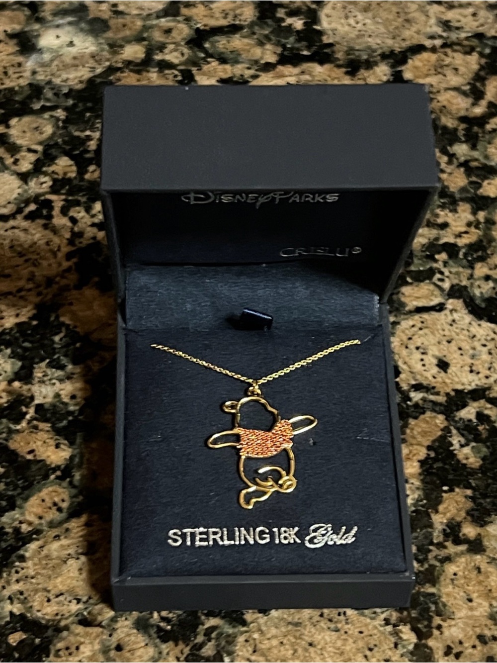 Crislu Winnie the Pooh Necklace